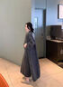 百麗踏厚底內(nèi)增高勃肯鞋女2025春夏新款小個子一腳蹬包頭半拖鞋外穿單鞋 杏色 36 曬單實拍圖