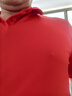 七匹狼短袖T恤男士2022夏季新款商務(wù)休閑翻領(lǐng)POLO男裝純棉體恤上衣 402(大紅)  180/96A/2XL 曬單實(shí)拍圖