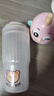 沃德百惠（WORTHBUY）水杯男女簡(jiǎn)約飲水杯上班族小學(xué)生專用便攜防摔隨手杯夏季運(yùn)動(dòng)水壺 透明款-赫赫熊（650ml） 曬單實(shí)拍圖