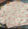 戴維貝拉（DAVE＆BELLA）童裝男童外套女童搖粒絨上衣兒童衣服秋裝夾克寶寶外衣2025新款 花朵印花 90 cm（建議身高80-90cm） 曬單實拍圖