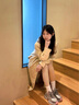 CAMILA KSENIA老爹鞋女士2025新款夏季厚底增高時尚透氣休閑鞋子百搭網(wǎng)面運動鞋 粉色 38 曬單實拍圖