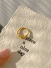 中國(guó)黃金（CHINA GOLD）黃金戒指女士足金蕾絲花戒指七夕情人節(jié)禮物送女友老婆 足金蕾絲花戒指約2.7g 曬單實(shí)拍圖
