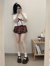 厚底增高小皮鞋女2025年春季新款鞋子復(fù)古英倫風(fēng)法式瑪麗珍單鞋 棕色 37 曬單實(shí)拍圖