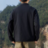 吉普（JEEP）長袖T恤男夏季男士打底衫半拉鏈速干涼感高端衣服男裝 大黑 XL 曬單實拍圖