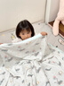貝谷貝谷嬰兒被子兒童夏涼被夏季薄款竹棉紗布蓋毯幼兒園空調被寶寶被子 云海島鯨 竹棉紗布被 7A抑菌 120*150cm 曬單實(shí)拍圖