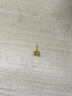 KZD老鳳凰黃金耳釘9999足金耳環(huán)男女款潮人耳飾年輕時尚純金飾品真金 曬單實拍圖