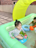 KOOCOOL嬰兒充氣游泳池兒童家用寶寶游泳桶室內折疊加厚超大號嬰兒洗澡盆 星冰綠2.1米4環(huán) |豪華套餐 曬單實(shí)拍圖