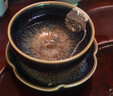 IKXO高端鑲銀金絲天目釉建盞茶杯對盞主人杯兔毫盞單杯十二生肖茶盞 鑲銀荷葉金絲盞杯（金魚(yú)） 禮盒裝 曬單實(shí)拍圖