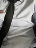 羅蒙（ROMON）男士長袖免燙襯衫男長袖修身春秋時尚中青年商務正裝條紋襯衣男 【單件長袖】K997藍色 XL 40 曬單實拍圖