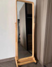 木爾雅實(shí)木全身鏡落地鏡家用可移動(dòng)立體式穿衣鏡子臥室簡(jiǎn)約大鏡面試衣鏡 胡桃色-高清防爆【全實(shí)木】 送貨上門(mén)+專(zhuān)業(yè)師傅包安裝 曬單實(shí)拍圖