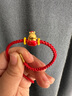 千葉珠寶黃金足金生肖蛇燒青轉(zhuǎn)運珠萌蛇手飾計價情人節(jié)禮物情人節(jié)禮物 金重約0.7g/足金生招財肖蛇/支持多退少補 以實際為準/孔徑約2.6mm/無手繩 曬單實拍圖
