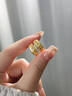 老廟黃金耳飾精品5G菱形足金耳圈滿天星車花耳環(huán)送媽媽長(zhǎng)輩母親節(jié)禮物 約2.26g 曬單實(shí)拍圖