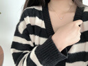 法蔻瑞士鉆石項(xiàng)鏈女圓鉆鎖骨鏈玫瑰金簡(jiǎn)約吊墜生日禮物送女友老婆 玫瑰金色-項(xiàng)鏈【本地倉(cāng)】 曬單實(shí)拍圖