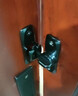 格瑪斯插銷門栓免打孔防盜門扣推拉門移門鎖扣搭扣房門卡扣直角門鎖扣 黑色-粘釘兩用【180/90度通用】 曬單實(shí)拍圖