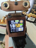 ZRQF日本桌面智能WIFI天氣預(yù)報(bào)電子時鐘科技感賽博朋克機(jī)器人鬧鐘擺件 咖啡色【當(dāng)天發(fā)貨】 曬單實(shí)拍圖