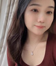 紀詩哲（GIEVSZHE）鉑白金PT950項鏈女跳動的心鎖骨鏈七夕情人節(jié)生日禮物送女友老婆 PT950鉑金閃O鏈-八心八箭璀璨鋯 曬單實拍圖