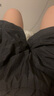 素優(yōu)米（SUYOUMI）薄款法式蓬蓬燈籠褲女夏季新款設(shè)計(jì)感高腰寬松a字闊腿短褲女 黑色 【百搭/氣質(zhì)/顯白】 L 【建議105-125斤】 曬單實(shí)拍圖