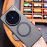 京工智造【超舒適手感】適用vivox200pro手機殼vivox200保護套磨砂磁吸mini全包防摔軟邊后殼高檔簡(jiǎn)約男女 【透黑】輕砂手感-強抗指紋 VivoX200ProMini（贈鋼化膜+鏡頭膜） 曬單實(shí)拍圖