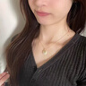 銀項(xiàng)鏈女18K金鏈子S925純銀金包銀素鏈閃O鎖骨鏈配鏈無(wú)吊墜不掉色 金色滿天星-S925銀-送禮盒 40厘米 曬單實(shí)拍圖