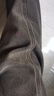紅袖做舊水洗貓須牛仔褲2025春季新款女裝寬松顯瘦百搭休閑闊腿長褲 牛仔黑091 S 曬單實拍圖