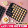 十色生活48連迷你小蛋糕模具25小紙杯馬芬蛋糕烤盤35連戚風(fēng)模具烤箱用烘焙 25連迷你蛋糕模具【送1000只紙托 曬單實(shí)拍圖