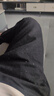 H&M男裝牛仔褲夏季男士休閑長褲寬松直筒中腰牛仔褲薄款0875105 黑色 XS 170/86 曬單實拍圖