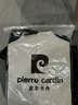 皮爾卡丹（pierre cardin）男士高檔短款翻領夾克外套春秋季休閑商務拼色行政格子帶紐扣上衣 黑色 常規(guī) L 105-120斤 曬單實拍圖