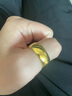 吉財(cái)運(yùn)金包銀寬光面活口黃金戒指男士999足金足銀泥鰍背戒子送老公禮物 包金1.2克泥鰍背戒指總重約10克 曬單實(shí)拍圖