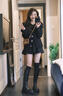 GARNUO黑色小香風(fēng)羽絨外套女小個(gè)子2025春秋冬季新款法式高級(jí)感短款上衣 黑色【常規(guī)版】 M 【101-115斤】 曬單實(shí)拍圖