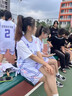 玉宇帆籃球服女套裝夏季假兩件短袖女生籃球衣運動(dòng)學(xué)生比賽訓練隊服定制 283-白粉色 （美式四分褲） XL碼身高170-175cm110-120斤 曬單實(shí)拍圖