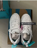 斯凱奇（Skechers）女鞋小白熊休閑鞋子厚底增高百搭運動(dòng)軟底老爹鞋99999863 白色/海軍藍色/WNV 37 曬單實(shí)拍圖