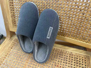 回力新款棉拖鞋男士2025秋冬季居家地板拖踩屎感簡(jiǎn)約保暖情侶棉拖女款 灰色 42-43 【標準碼】 曬單實(shí)拍圖