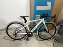 百琦R1公路車(chē)變速自行車(chē)彎把內置車(chē)燈一體式速顯屏油壓碟剎騎行自行車(chē) 陶瓷白 XS碼  適合身高：1.56-1.67M 曬單實(shí)拍圖