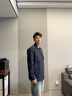 BOSS博斯【七夕節(jié)禮物】男士2025年春季新款彈力棉質(zhì)寬松版型外套襯衫 404-深藍(lán)色 M 曬單實(shí)拍圖