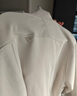 阿迪達斯阿迪達斯 ADIDAS 女子 LOGO FLEECE JKT 運動(dòng)夾克 JJ3566 白 L  曬單實(shí)拍圖