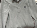 七匹狼長(cháng)袖T恤男士翻領(lǐng)提花吸濕排汗保暖親膚舒適polo上衣男裝 曬單實(shí)拍圖