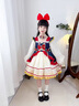 G.DUCKKIDS小黃鴨童裝洛麗塔公主裙女童裙子夏季白雪裙子兒童生日禮服裙女孩 裙子+裙撐 100 建議2~3歲（ 90-100cm） 曬單實(shí)拍圖