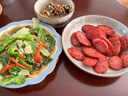 叮旦日式簡約米飯碗家用2025新款高顏值陶瓷釉下彩面碗魚盤碗筷餐具 石頭記丨8英寸圓盤【4個裝】 曬單實拍圖