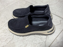 策樂(lè )布鞋男秋季新款休閑鞋男便捷一腳蹬軟底百搭鞋子男舒適套腳男鞋 燈芯絨款黑色 40 曬單實(shí)拍圖