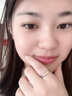 京蔻迪合愛為一情侶對(duì)戒求婚戒指女小眾設(shè)計(jì)異地戀定情信物生日禮物 合愛為一999足銀+證書+品牌專屬 曬單實(shí)拍圖