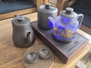 南界全自動底部雙上水純鈦電熱燒水壺茶桌嵌入式一體家用煮茶器電茶爐具 1.3L 純鈦雙上水/木框+蒸茶壺+消毒鍋+燒水壺 雙底部上水/嵌入式20*37cm 曬單實拍圖