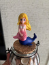 貝殼提南瓜瓶 天然海螺旅游工藝品海洋科普材料兒童生日禮物擺件 美人魚A款＋彩燈 曬單實(shí)拍圖