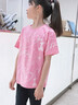 英氏（YEEHOO）女童T恤兒童衣服夏季透氣涼感休閑風(fēng)短袖上衣夏裝新款中大童裝 自然繪跡-櫻花粉 【涼感透氣】 130 曬單實(shí)拍圖