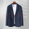 稻草人口碑神衣日本CoolMAx春夏輕薄高彈休閑單西西裝西服外套男 藏青 XL 180 曬單實(shí)拍圖