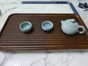 千絲家 整塊高端茶盤家用竹制實(shí)木排水干泡茶臺(tái)辦公室大號(hào)茶海電木茶盤 直條茶盤50x28+排水球水管 曬單實(shí)拍圖