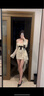 ZARA春夏季高跟鞋女鞋新款黑色蝴蝶結漆皮尖頭穆勒單鞋女 2208410 黑色 38 曬單實(shí)拍圖