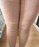 浪莎德絨保暖褲女士發(fā)熱內穿秋褲女打底褲冬季新款加厚毛褲 粉色 2XL （建議140-155斤） 曬單實(shí)拍圖