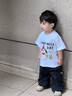 LUSON小O爸男嬰童 男寶寶工裝褲夏季2025年新款休閑長褲嬰兒薄褲子夏裝 曬單實拍圖