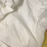 童泰（TONGTAI）女寶寶短袖T恤夏季薄款純棉女童泡泡袖上衣兒童童裝白色90cm 曬單實(shí)拍圖