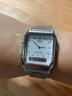 卡西歐（CASIO）手表 復古小方表 ins網(wǎng)紅小金表 中性學(xué)生電子表 AQ-230A-7D 曬單實(shí)拍圖